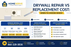 Drywall Repair vs Replacement